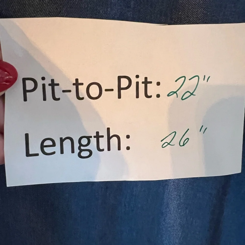 Chic Blue Lace Detail Blouse - Picture 11 of 11